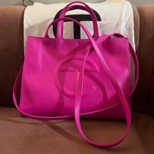 Telfar Medium Shopping Bag- AZALEA